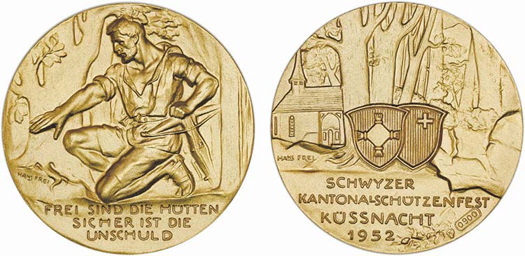 Medals - Switzerland - Gold - ... 