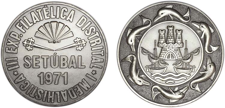 Medalhas - Prata - 1971 - M. Silva ... 