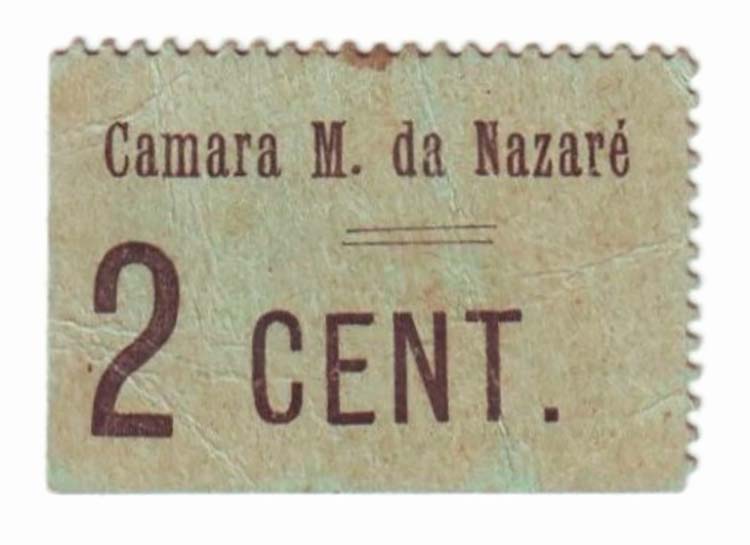 Cédulas - Nazaré; 2 Centavos; R; ... 