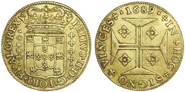 Gold - Moeda 1689; G.99.02, JS ... 