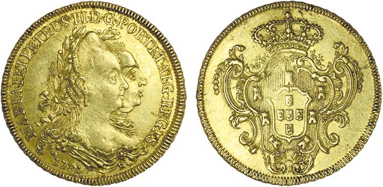 Gold - Peça 1784 R; G.30.16, JS ... 
