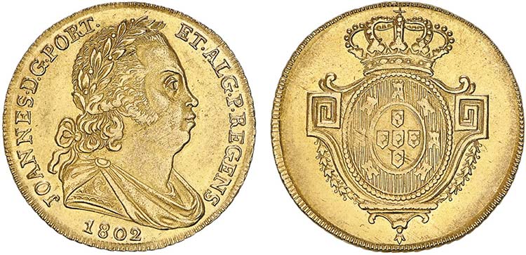 Ouro - Peça 1802; Peça de Jarra; ... 