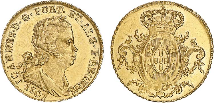 Ouro - Escudo 1807; Excelente ... 