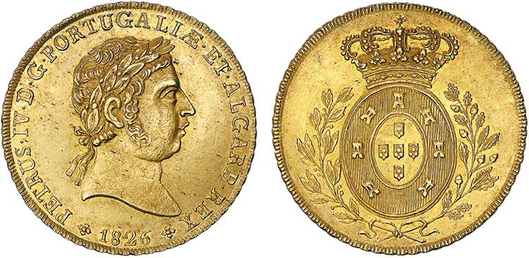 Gold - Peça 1826; G.09.01, JS ... 