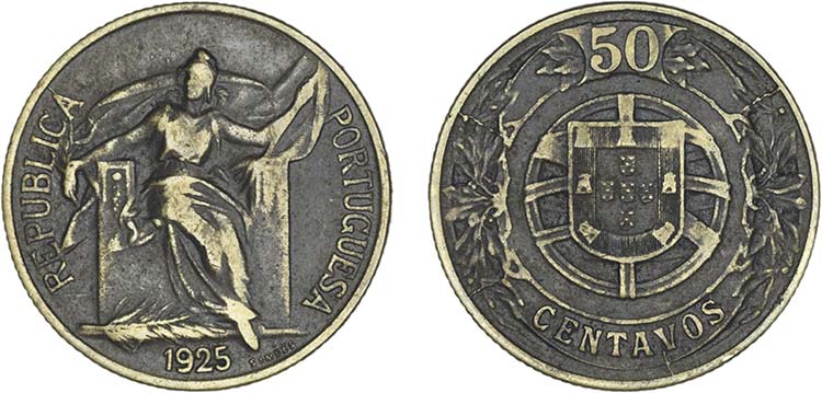 50 Centavos 1925; ... 