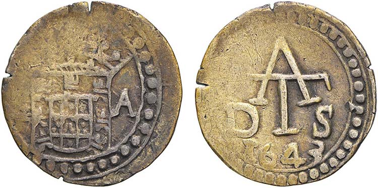 Silver - Tanga 1643; G-A/D-S, Goa ... 