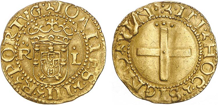 D. João III - Ouro - Cruzado; R-L ... 