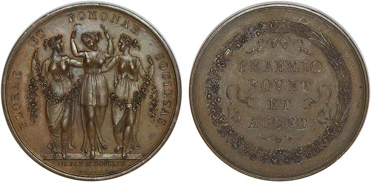 Medalhas - Cobre - 1854 - Freire ... 