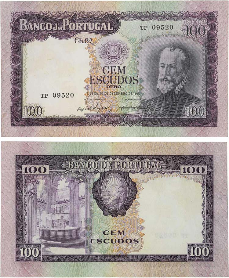 Notas - Banco de Portugal - 100$00 ... 
