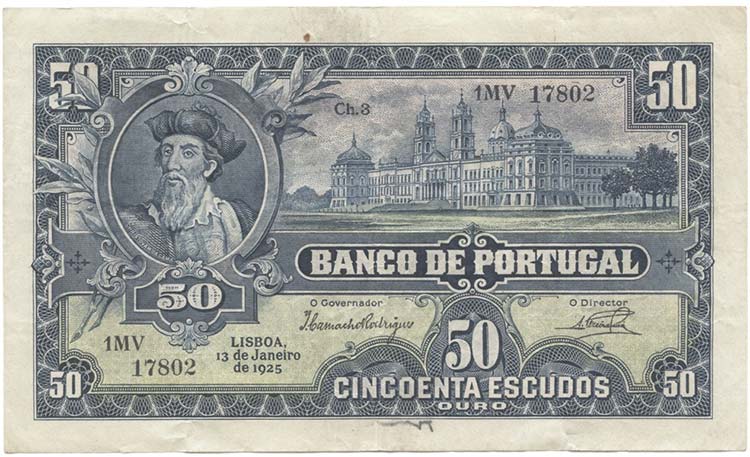 Notas - Banco de Portugal - 50 ... 