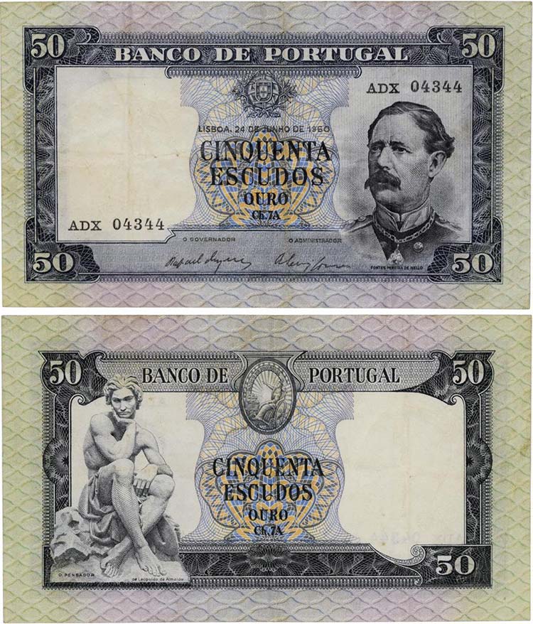 Notas - Banco de Portugal - 50$00 ... 