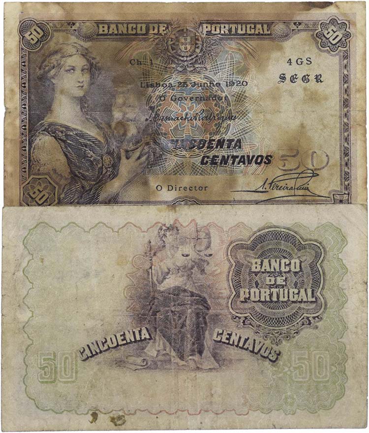 Paper Money - Portugal - Lot (2 ... 