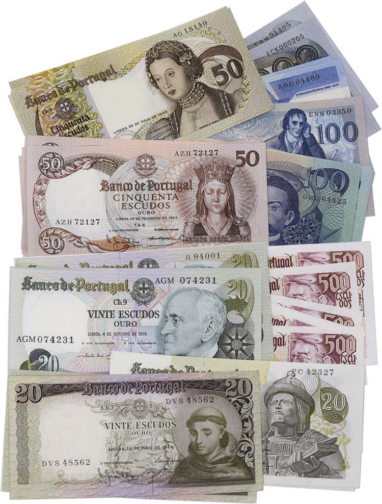 Paper Money - Portugal - Lot (50 ... 