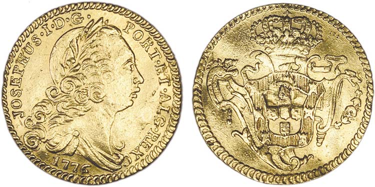 D. José I - Ouro - Escudo 1776; ... 
