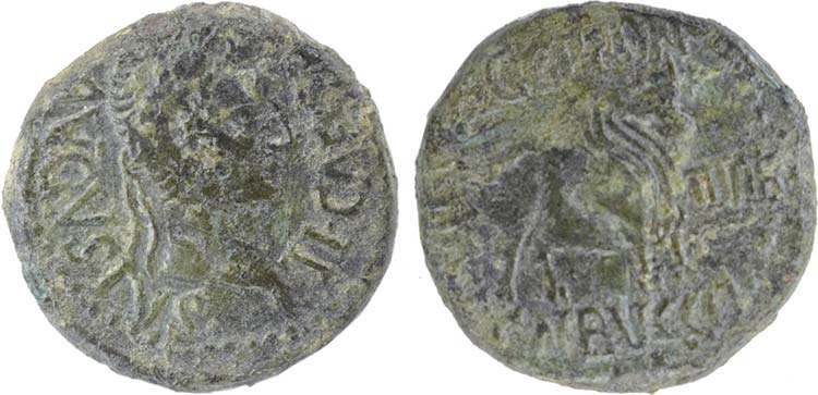 Ibero-Roman - Celsa - As; Tiberius ... 