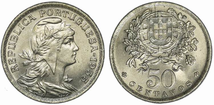 República - 50 Centavos 1935; ... 