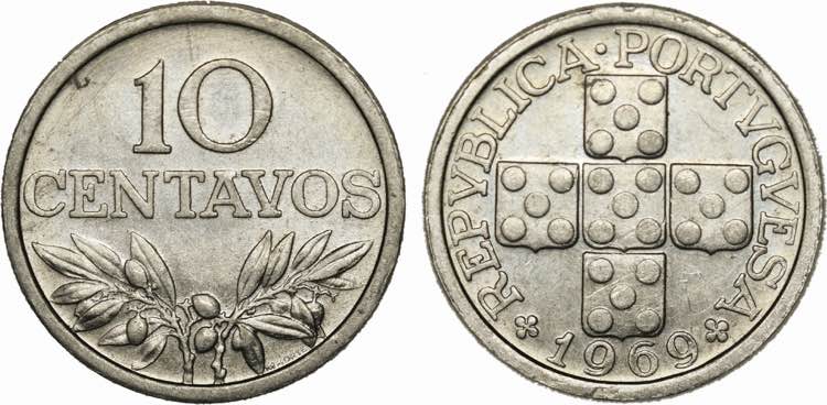 Portugal - Republic - 10 Centavos ... 