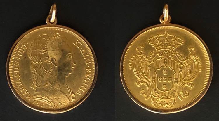 D. Maria I - Ouro - Peça 1800 R; ... 