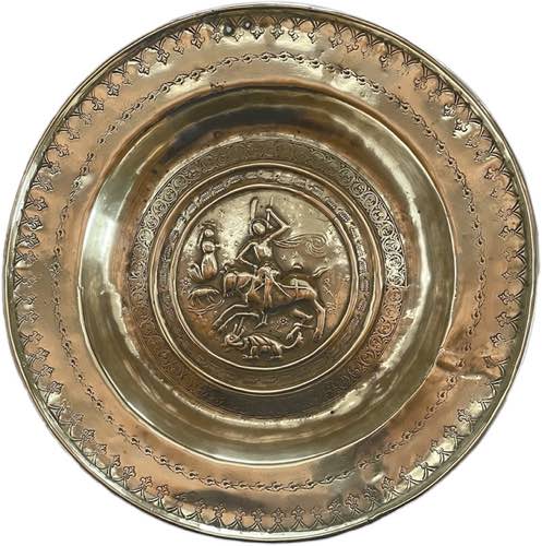 Nuremberg Brass Charity Plates - ... 