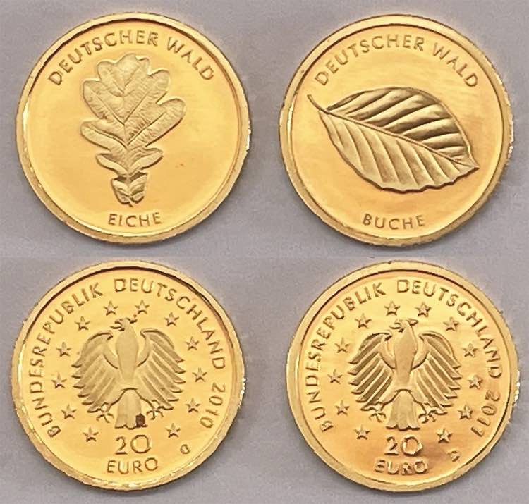 Germany - Gold - Lot (2 Coins) - ... 