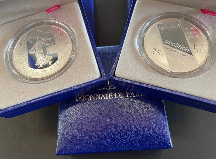 France - Silver - 5 Coins - 5 Euro ... 
