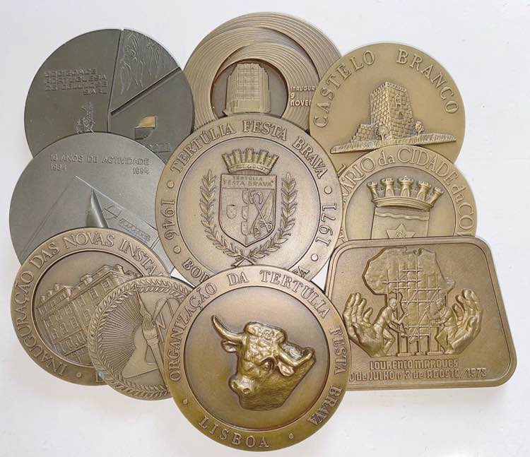 Medals - Lote (10 Medalhas) - A. ... 