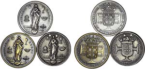 Medals - Lot (3 Medals) - Silver; Bronze; ... 