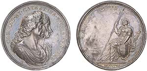 Medals - Silver - 1667 - Roettier - ... 