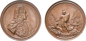 Medals - Copper - 1725 - Dedicada a Fr. D. ... 