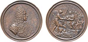 Medals - Copper - 1729 - Dedicada a Fr. D. ... 