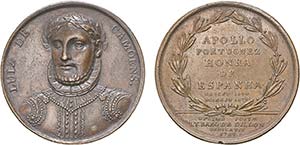 Medals - Copper - 1782 - Dedicada à ... 