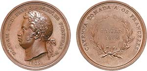 Medals - Copper - 1809 - Pidgeon T - ... 