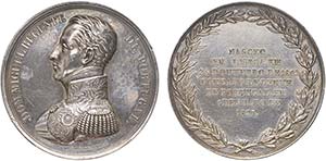 Medals - Lot (2 Medals) - Silver; Copper - ... 