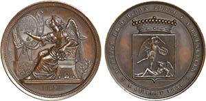 Medals - Copper - 1854 - Hart F. - ... 