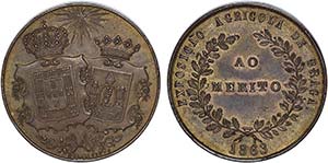 Medals - Copper - 1863 - Molarinho F. - ... 