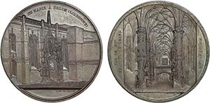 Medalhas - Cobre - 1867 - Comemorativa da ... 