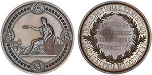 Medalhas - Cobre - 1876 - International ... 