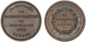 Medalhas - Cobre - 1879 - Frederico Augusto ... 
