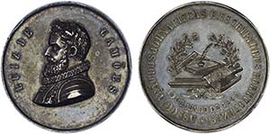 Medalhas - Prata - 1880 - Maia - ... 