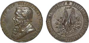 Medals - Copper - 1895 - J. P. M. Menger. F. ... 