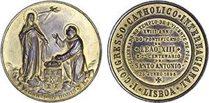 Medals - Copper - 1895 - J. Baetes - ... 