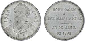 Medals - Aluminium - 1895 - Homenagem a ... 