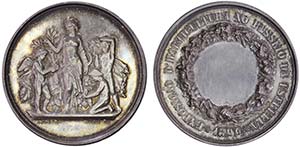 Medals - Silver - 1896 - A. Borrel F - ... 