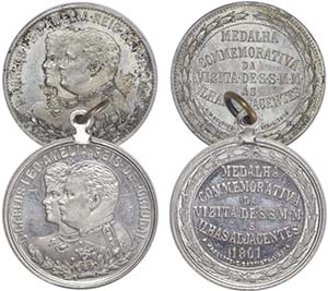 Medals - Lot (2 Medals) - Silver; Aluminium ... 