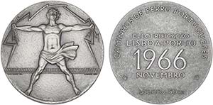 Medals - Silver - 1966 - Caminhos de Ferro ... 