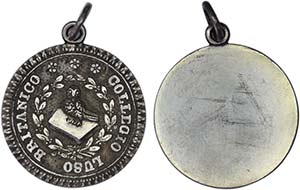 Medalhas - Prata - Collegio Luso Britanico; ... 