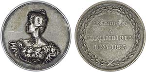 Medals - (mod. 1902), classe prata; medalha ... 