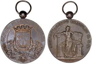 Medalha de Cobre de Comportamento Exemplar - ... 