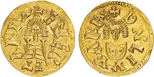 Visigodas - Liuva II (601-603) - Ouro - ... 