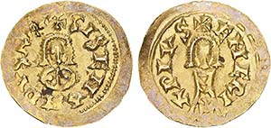 Visigodas - Sisenando (631-636) - Ouro - ... 